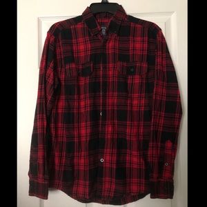 Men’s Faded Glory Flannel, Size S